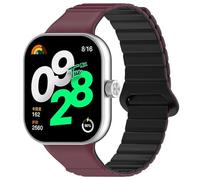 LCHJX Cinturino magnetico in silicone per orologio Redmi 4 accessori Sostituzione Smart Watch Bandband Bracciale soft Sport per miband 8pro watchbands