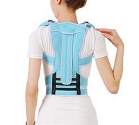 LCHJX Correttore postura regolabile Supporto per la schiena Supporto per spalla Supporto per cintura per la schiena per uomo Donna Migliora la spalla (codice D, XL)