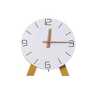 LCHJX Creativo Simple Office Desktop Orologio Orologio Orologio Doppia Uso dai Bog Orologio da Parete Grande Orologio da Parete Mute Disterra (C)