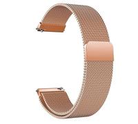 LCHJX Fanda di orologio magnetico in metallo Mesh intrecciata intrecciata a rilascio rapido cinghia di sostituzione in acciaio inossidabile regolabile per donne uomini 16 mm18 mm 20mm 22 mm