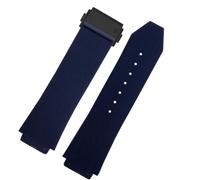 LCHJX FKM, cinturino in fluorosilicone per Big Bang, in silicone, 25 x 17 mm, 26 x 19 mm, impermeabile, da uomo, cinturino a catena, cinturino in gomma, 25-17mm, A