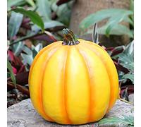 LCHJX Garden Festival Pumpkins Statue-Artificial Ornaments Pumpkin Ornaments Fall Home Decor, per la Decorazione Natalizia del Ringraziamento di Halloween, D