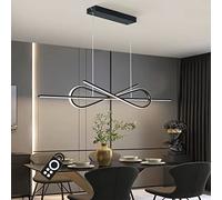 LCHJX Lampadario Moderno lampadario a LED a LED Dimmabile Creative Soggiorni Lampada Lineare Lampada del lampadario da Pranzo Il lampadario a soffitto a soffitto ad Altezza Regolabile