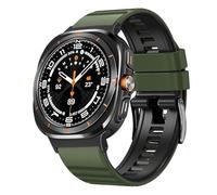 LCHJX Nessun cinturino in silicone per Galaxy Watch 7 Ultra 47mm Bracciale a banda ad anello per Galaxy Watch Ultra Quick Blavband