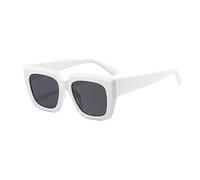 LCHJX Nuovi Occhiali da Sole Oversize Bianchi Neri retrò Donne da Sole Occhiali da Sole Goggles Uv400