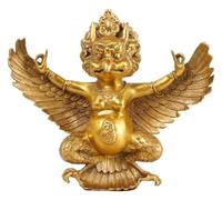 LCHJX Ornamenti da Tavolo di Scultura Scultura a Rame Puro in Ottone in Ottone equila dapeng Dorato Alato Alato Decorazione della Parete del Buddha, per Decorazioni per Ufficio, Ottone