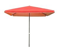 LCHJX Parasoli da Giardino rettangolo da 250 cm in Poliestere in Poliestere in Poliestere Altezza Regolabile, Parasole per Giardino Esterno e Patio Parasoli da Esterno