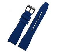 LCHJX Per cittadino Longine BN0193 Interfaccia curva Cingcio di orologeria silicone 19mm 20mm 22mm 21 Accessori bracciali morbidi da uomo