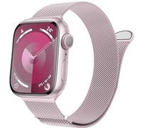 LCHJX Per la serie di bande 9, Ultra 2, SE, Ultra 8 7 6 5 4 3 2 1 38mm 41mm 41mm 42mm 44mm 45 mm 49 mm Donne e uomini, sostituzione della chiusura magnetica a maglie