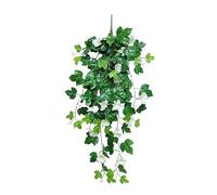 LCHJX Pianta Fiori Finti Fiori di plastica 1pc Fiore Artificiale Morning Gloria Muro Appeso al Vimini Fatti a Mano in Tetto a Mano Rattan per Il Giardino del Matrimonio (A)