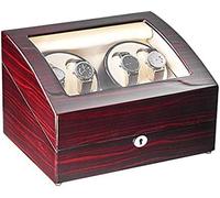 LCHJX Shaker Meccanico Shaker Orologio Orologio Vento di Orologio 4+6 Guscio di Legno Vernice per Pianoforte Esterno Motore Silenzioso per Uomo Orologio Cuscini di Orologio Flessibile