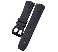 LCHJX Silicone in gomma da 24 mm per panerai cinghia interfaccia curva arco PAM441 111 312 359 438 320 Accessori per braccialetti sportivi della banda d'oro