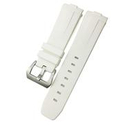 LCHJX Silicone in gomma da 24 mm per panerai cinghia interfaccia curva arco PAM441 111 312 359 438 320 Accessori per braccialetti sportivi della banda d'oro