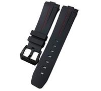 LCHJX Silicone in gomma da 24 mm per panerai cinghia interfaccia curva arco PAM441 111 312 359 438 320 Accessori per braccialetti sportivi della banda d'oro