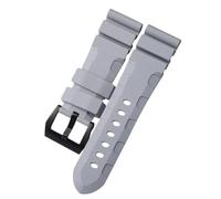 LCHJX Sostituire la fascia di guardia in silicone per cinghia di orologio Panerai da 24 mm 26 mm in gomma da bracciale sportiva da polso impermeabile