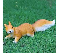 LCHJX Statua da Scoiattolo Resistente alle intemperie da Giardino, Figurine per Animali giganti all'aperto per Decorazione del Patio da Giardino, Ornamenti in Resina, g
