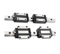 LCHJX Terlina di Guida lineare 1pc HGR20 + 1pc Blocchi lineari Carriage HGH20HA/HGW20HA/HGH20CA/HGW20cc per Macchina (2250mm)