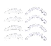 LCIEFKAE 4 Coppie di Slippeds da Parte degli Avanzi, Solette Autoadesive, Suole di Inserto per Il Piede Anti-Porto, Accessori Riutilizzabili E Alti Tacchi.