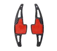 LCJAN Paletta Cambio Volante per Ford Focus/Focus Sport/Focus ST/Focus Turnier, ABS Auto Paddle Accessori di Estensione per Comandi al Volante in Fibra di Carbonio,Carbon Fiber Black