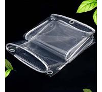 LCKFFYD Telone Impermeabile Trasparente per Esterno,Tenda da Balcone in Plastica per Esterni, Teloni Impermeabili PVC, per Giardini Terrazze Balconi Automobili Piante Serre,2.3 m x 6.2 m,7.6 x 20.5ft