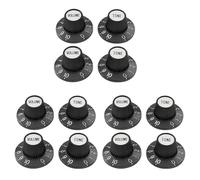 Lckiioy 12X Manopole per da Strega Manopole per A Cilindro Manopole di Controllo Volume Tono per Pedale Effetto Amplificatore per Chitarra Elettrica