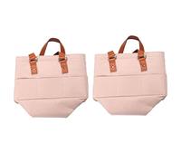 Lckiioy 2X Organizer per Pannolini per Bambini, Contenitore di Immagazzinaggio Portatile Unisex per Viaggi O Casa, con Scomparti Personalizzabili, Manici Nel Pelle