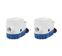 Lckiioy 2X Pompa di Sentina 12V 1100GPH Pompa Acqua Marina Automatica per Barche Pompa Sommergibile per Yacht A Motore Idrovolante Pompa per Houseboat