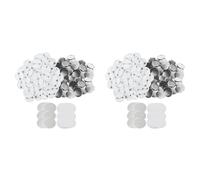 Lckiioy 600 Set 32 mm/1,25 Pollici Pulsante Pulsante Vuoto Parti per Bottoni Macchina 58 mm Pulsante Parti, Badge Circolare Pulsante Spille