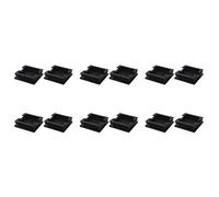 Lckiioy 75mm x 75mm Tappi Quadrati nel Plastica Inserti per Tubi Inserti di Chiusura 12 Pz