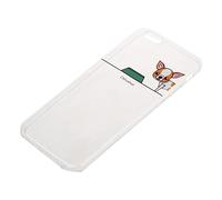 Lckiioy in TPU morbida trasparente trasparente ultra sottile posteriore cover per 6S 4.7 pollici carino cane cucciolo animale modello - Chihuahua