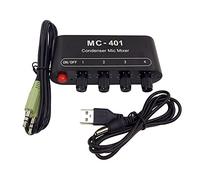 Lckiioy Mini Audio Mixer Microfono A Condensatore Mixer per Computer Telefono Mobile Scheda Audio
