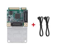 Lckiioy Mini PCI-e SATA 2 Port SATA III 6G Scheda Controllo Mini PCI Express SATA3.0 Adattatore SSD Mini PCI Express Scheda Adapter Installazione Semplice