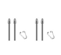 Lckiioy Punte di Ricambio per Penna Stilo Pennarello per Tablet Remarkable 2 - Punta/Pennini nel Metallo Resistente nel Lega di Titanio (4 Pezzi)