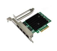 Lckiioy Scheda di rete PCIe 4 porte 2,5 G 2,5 Gigabit RTL8125BG Adattatore LAN Ethernet PCI Express per desktop
