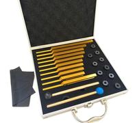Lckiioy Set di 10 Diapason, Diapason per la guarigione dei chakra, terapia del suono, mantenimento del corpo durevole, installazione semplice, facile da usare
