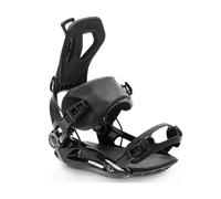 LCKKJHG Attacchi Snowboard Attacchi for Snowboard avanzati a sgancio rapido, Materiale in Nylon ad Alta Resistenza con Fibra di Vetro Universale(Black,S(36-38))