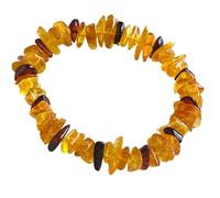 LCKKJHG Braccialetti Di Cristallo Bracciale in ambra da donna, pietre preziose, gioielleria raffinata, ambra, braccialetti in pietra burattata, braccialetti in pietre grezze