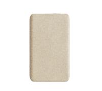 LCKKJHG Linen Fabric 3D Wall Sticker Upholstered Anti-Collision | Peel And Stick Wall Panel Foam Headboard For Room Wall Decoration(Light brown,6 PCS-23x50cm)