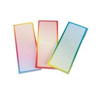 LCKKJHG Lista Delle Cose Da Fare Magnetici Blocco note adesive da 50 fogli con lista delle cose fare sfumata, promemoria strappabili for la spesa(Random color 1pc)