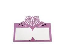 LCKKJHG Partecipazioni Matrimonio Biglietto D'invito For Matrimonio Di Nozze For Feste Eventi Buste Inviti Compleanno per le Feste(Dark purple,50pcs)