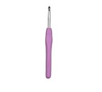 LCKKJHG Uncinetto Set Strumenti for lavorare a maglia all'uncinetto con manico morbido colorato, fatti a mano, fai da te, manico antiscivolo in silicone, uncinetto in alluminio(1Pcs-6.5mm)