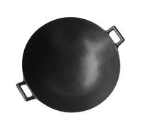 LCKKJHG wok in ghisa Cottura senza rivestimento No-Stivk Classico Campeggio Uso esterno(28CMX7CM)