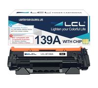 LCL 139A Nero Cartucce di Toner Compatibile per HP 139A W1390A 139X W1390X (Con Chip) Compatibile per HP LaserJet Pro 3002 3002dn 3002dw 3002fdw MFP 3102 3102fdn 3102fdw Printer(1-Pack)