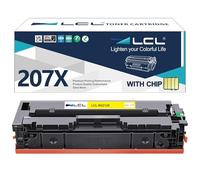 LCL 207X W2212X con chip giallo toner compatibile con HP 207X 207A W2212A di ricambio per HP Color Laserjet Pro MFP M283fdw M255dw M282nw M283fdn M255nw M283cdw(1-Pack)