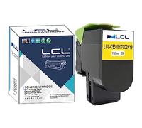 LCL 702HY Giallo Cartucce di Toner Compatibile per Lexmark 70C0H40 700H4 70C2HY0 70C2HYE 702HYE per CS310 CS310n CS310dn CS410 CS410n CS410dn Cs410dtn CS510 CS510de CS510dte CS410dtnw CS410nw (1-Pack)