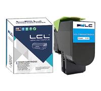 LCL 71B0H20 Ciano 3500 Pages Cartucce di Toner Compatible per Lexmark 71B2HC0 71B0H20 per Lexmark CS417 CS417dn CX417 CX417de CS517 CS517de CX517 CX517de(1-Pack)