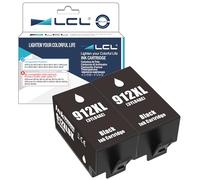 LCL 912 XL Nero Cartuccia d'inchiostro Compatibile per HP 912 912XL Compatibile per HP OfficeJet 8010 8012 8014 8015 8017 OfficeJet Pro 8020 8021 8022 8023 8024 8025 8030(2Pack)