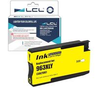 LCL 963XL Giallo Cartucce d'inchiostro Compatibile per HP 963XL 963 XL 3JA29AE 3JA25AE High Yield Compatibile per HP Officejet Pro 9010,9012,9013,9014,9015,9016,9018,9019,9020,9022,9023,9025(1-Pack)