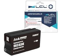 LCL 963XL Nero Cartucce d'inchiostro Compatibile per HP 963XL 963 XL 3JA30AE 3JA26AE High Yield Compatibile per HP Officejet Pro 9010,9012,9013,9014,9015,9016,9018,9019,9020,9022,9023,9025(1-Pack)