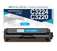 L 3220 Ciano Cartucce di Toner Compatibile per Lexmark C3220C0 C320020 | per C3224 MC3224 C3326 MC3326 C3426 MC3426 C3224dw MC3224i MC3224dwe MC3224adwe C3326dw MC3326adwe MC3326i C3426dw(1-Pack)